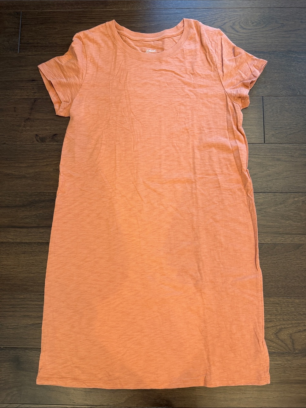 Universal Thread Orange Crewneck T-Shirt Dress Size Medium - C54-025